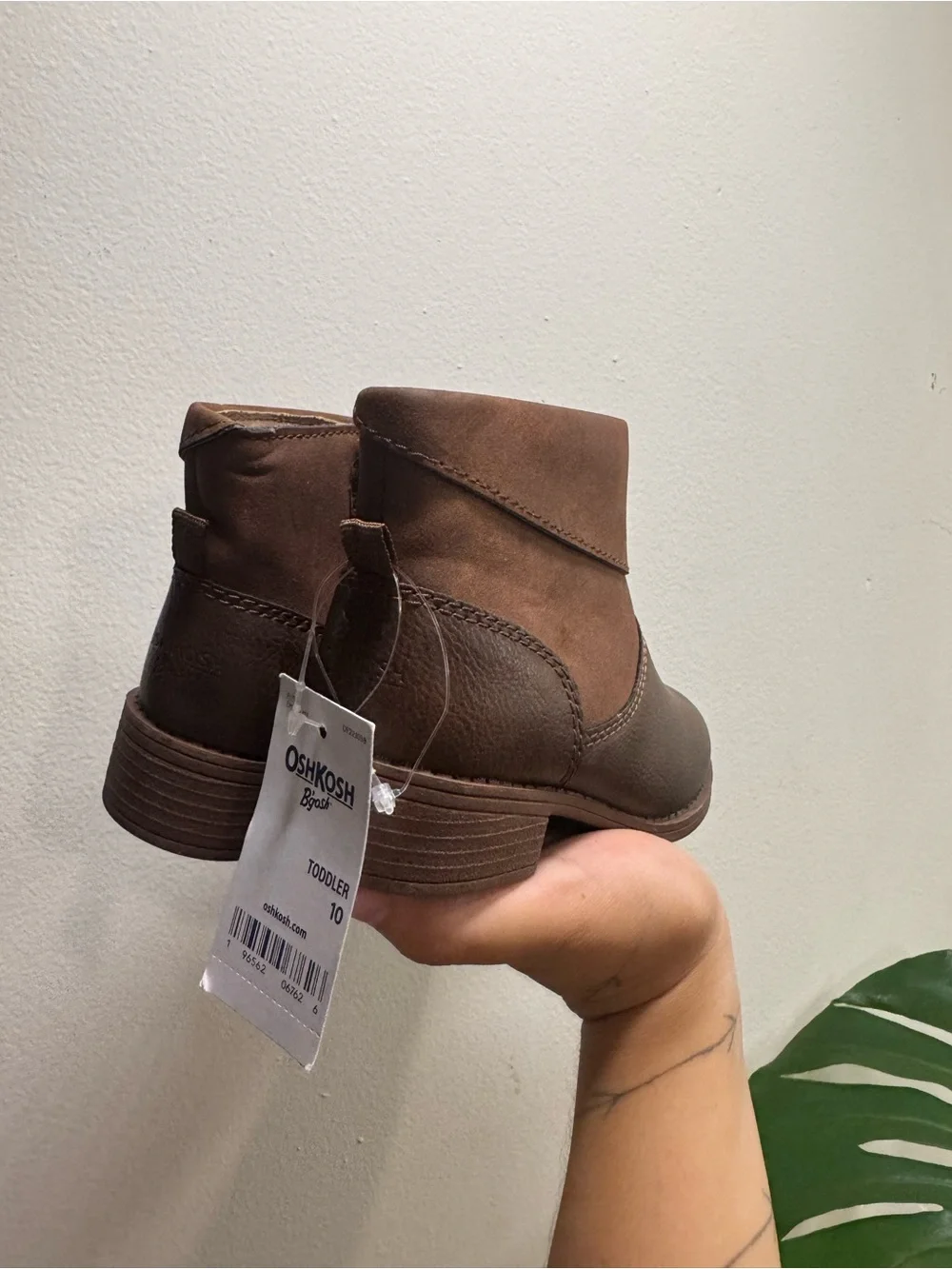 OshKosh B'gosh Kids Brown Ankle Boots
